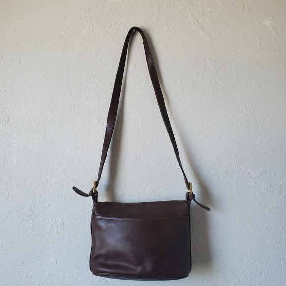 Coach 4150 Fletcher Brown Leather Crossbody Shoulder Flap Bag Vintage - Picture 15 of 15